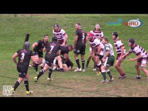2017 NHRU - Prem 3 R7 Highlights - Maitland Blacks Vs. Newcastle University Seahorses