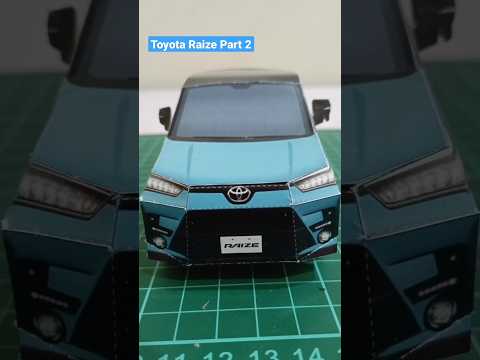 Thumbnail for Toyota Raize Papercraft Part 2 #toyotaraize #papercraftmobil #simplepapercraft by Toyota, Car