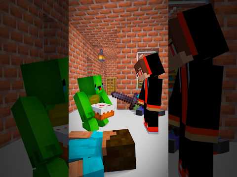 JJ's Regret - MAIZEN Minecraft Animation #shorts