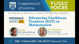 Advancing Caribbean Teachers (ACT) in Mathematics