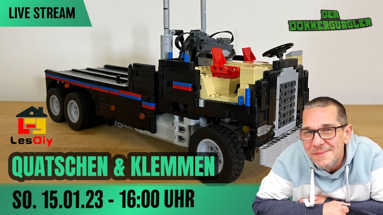 Live Stream  Quatschen & Klemmen- Nr lesdiy Teil 2 - MOC-84847 Freightliner FLA 9664 Terminator 2