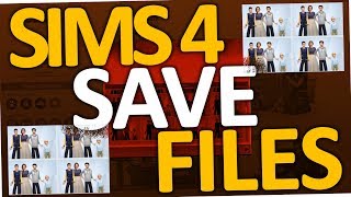 Sims 4 - How to find & delete or backup save files folder (PC)