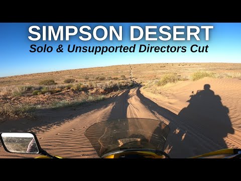 Simpson Desert Motorcycle Adventure | SOLO & UNSUPPORTED | Feature Length