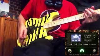 Video thumbnail for ESP LTD GL-200MT George Lynch Tiger Stripe thru Line6 HX Stomp Plays Dokken by 121212 Guitars