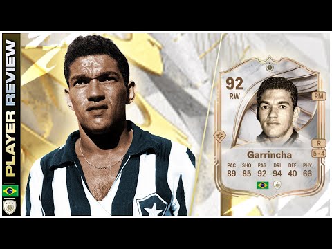 THAT DRIBBLING!!!!! ICON 92 RATED GARRINCHA PLAYER REVIEW - EA FC26 ULTIMATE TEAM