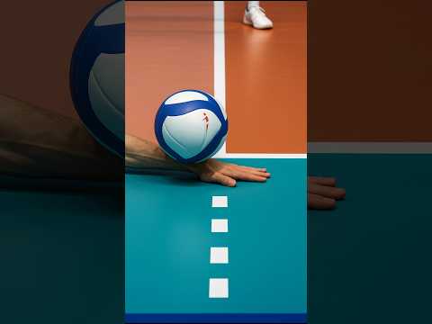 1 Second Before It Hit the Ground! ⏱️🏐🔥#volleyball #volleyballworld #epicvolleyball