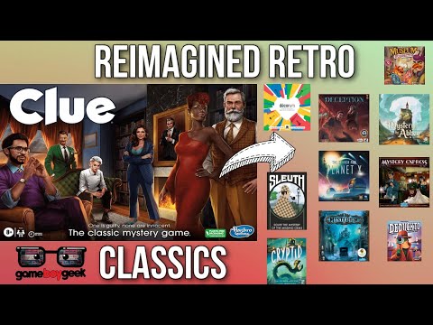 Reimagined Retro Board Game Classics - Clue (Cluedo)