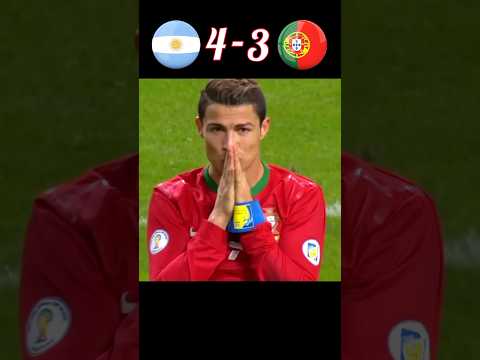 Messi vs Ronaldo 🥵🤯🥶 Argentina vs Portugal Penalty Shootout 