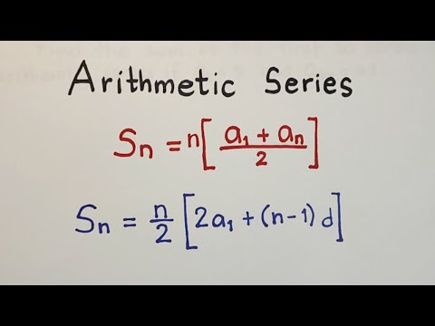 Arithmetic Series - Sum of the Terms of Arithmetic Sequence
