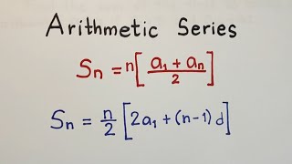 Arithmetic Series - Sum of the Terms of Arithmetic Sequence