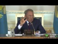 Назарбаев: В Казахстане все слухи распускает государственная служба 