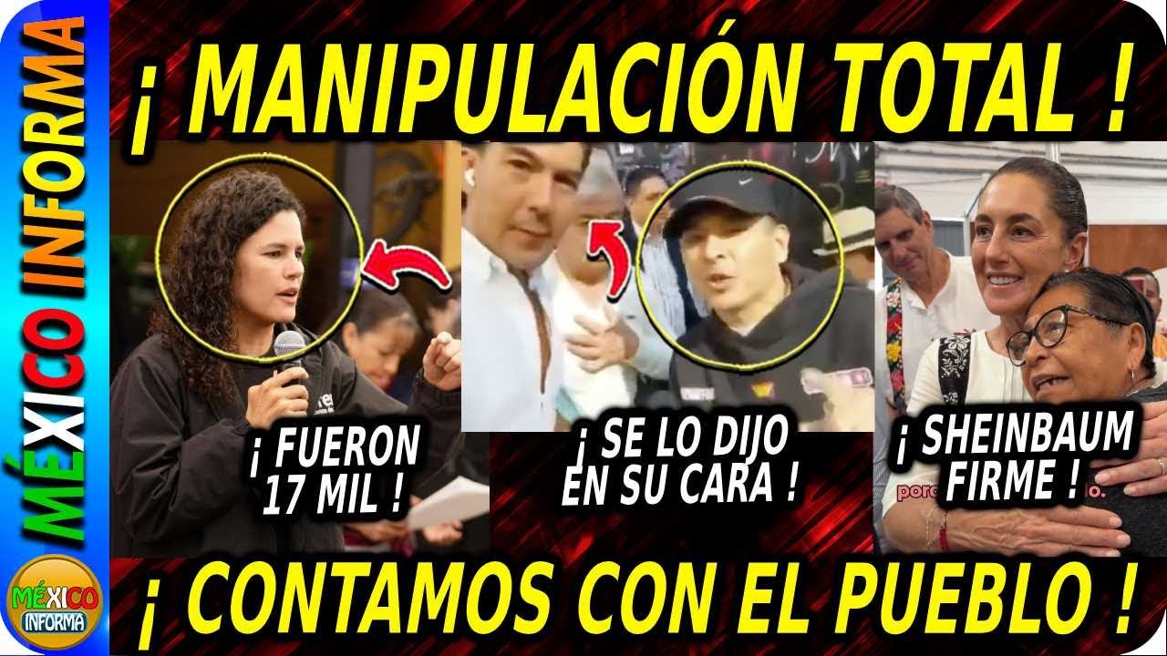 LUISA ALCALDE HABLA DE LO OCURRIDO EN EL ZÓCALO. SHEINBAUM CUENTA CON EL APOYO DE LA GENTE.