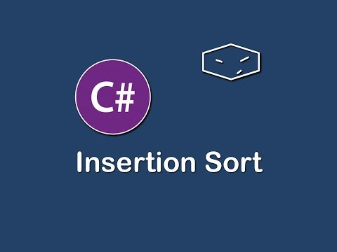 insertion sort in c