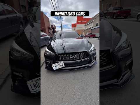 Q50 in for a new front bumper 🏁 #infinitiq50 #infiniti #q50 #cars #cartok #carreels