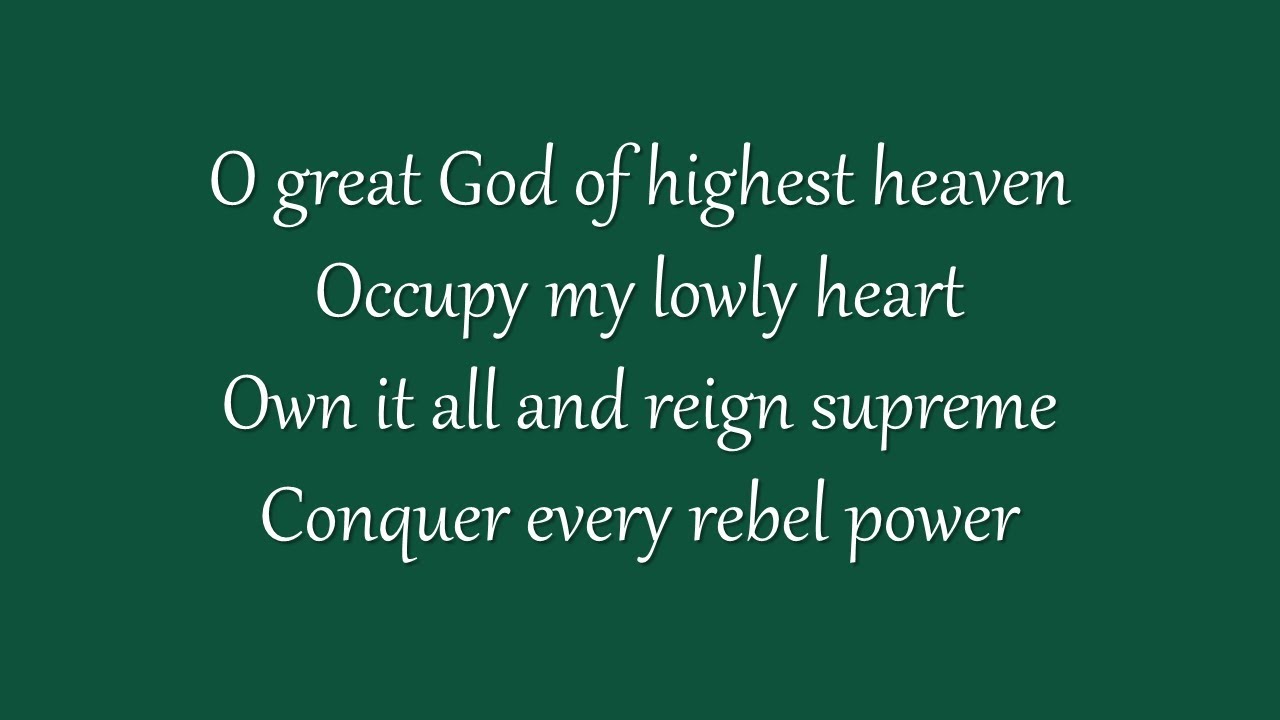 O Great God (Grace Community Church)