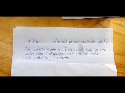 Wiskunde GRAAD 8: 30 April 2020 - periode 3 (3083)