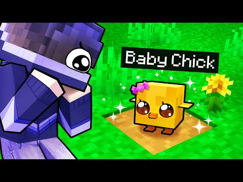 I'm a BABY CHICK in Minecraft!