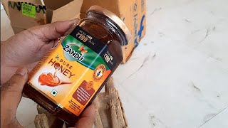 Zandu Honey unboxing | buy from flipkart | ₹ 145 for 500gm