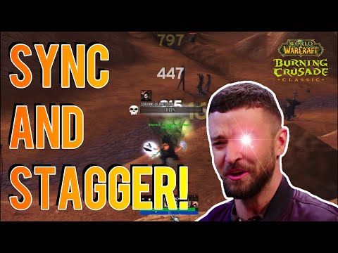 TBC Shaman - How To Maximize Your DPS! Enhancement Sync/Stagger!