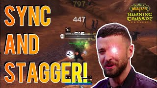 TBC Shaman - How To Maximize Your DPS! Enhancement Sync/Stagger!