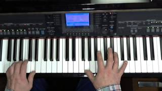 Air (J.S. Bach), Cover played on Keyboard (Yamaha CVP), Die Taste part 6