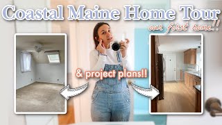 Empty House Tour + Contractor Renovation Quotes! First Days in Our New Coastal Maine Home