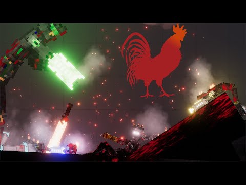 Super Droids vs Corruption of the Devine (PP Amod) in People Playground #2