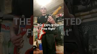 THE EXPLOITED "Free flight" #guitar #punkrocklive #guitarcover #metal