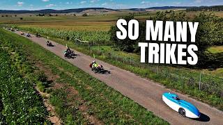 A Whole Train of Recumbent Trikes 🇦🇹 | AZUB 25 Begins