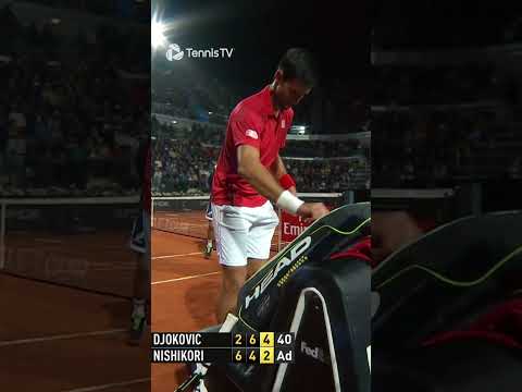 Novak Broke A String But Didn't Realise 🤣