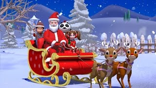 Jingle bells  Christmas song with Santa Claus  Nur