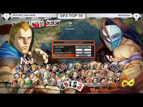 GUTS3 USF4 TOP 16 RPD MCZ Alex Smith Vs Noel Brown
