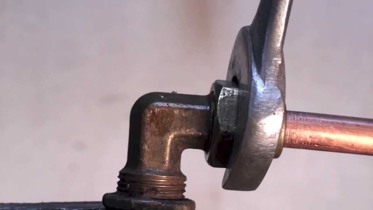 How to make a flare fitting seal