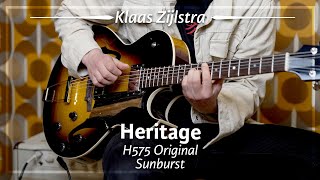 Video thumbnail for Heritage H575 Original Sunburst played by Klaas Zijlstra | Demo by TFOA Demos