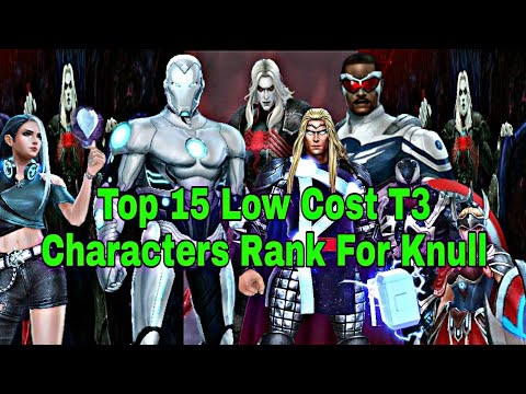 Top 15 Low Cost T3 Rank For WBL Knull | 800 CCF T3 Worth For WBL Knull? - Marvel Future Fight