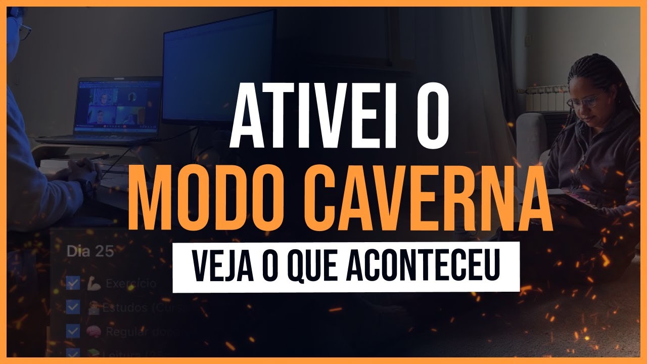 85 dias de desafio MODO CAVERNA - não faça antes de assistir