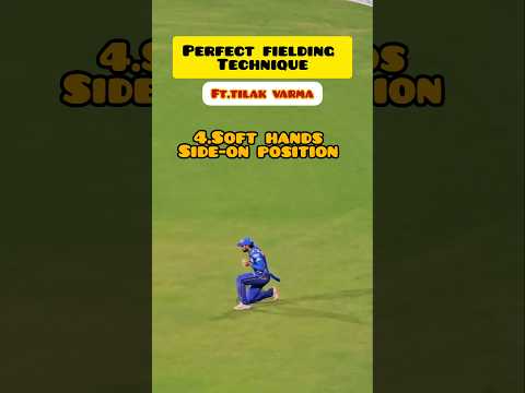 Fielding technique ft #tilakvarma #fieldingpractice