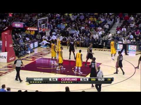 Norris Cole 16 points 11 rebounds 9 assists (steal for the win) vs Cavs full highlights 04/15/2013