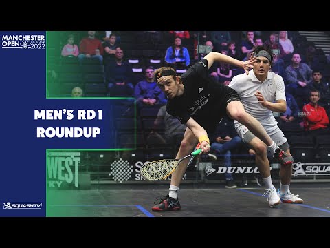 Squash: Manchester Open 2022 - Men's Rd 1 Roundup