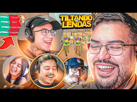 TILTANDO AS LENDAS EM GRUPO COM O AGENTE NOVO ! - ft. @tteuwfps @FRTTT @f0rsaken @Coreanowo e CIA