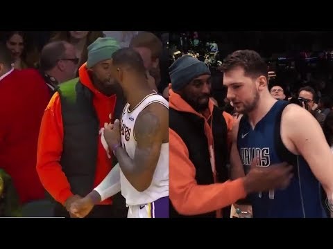 KOBE BRYANT SHOWS UP IN STAPLES CENTER COURT SIDE FOR THE SECOND TIME THIS SEASON