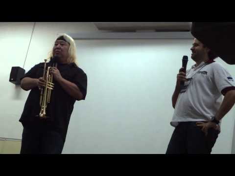 Eric Miyashiro demonstrating Louis Armstrong vibrato