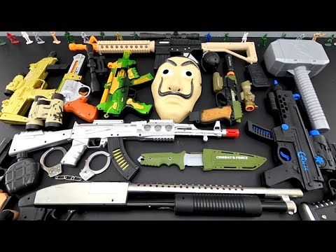 La Casa Papel Mask, Thor's Hammer, Shotguns, Sound Guns And Bead Shooting Guns