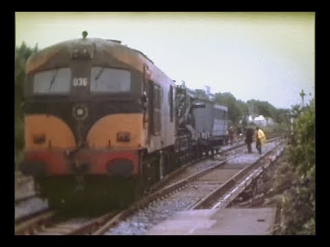 CIÉ PWD, Freight and Passenger trains @ Cobh Junction (1981)