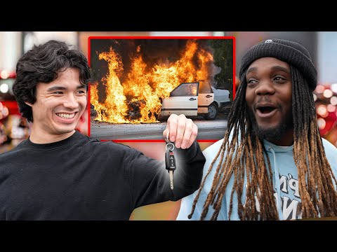 His Car Blew Up, So I Surprised Him With a New One!