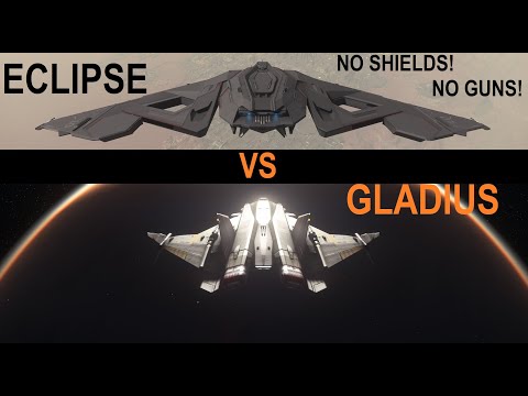 Star Citizen 3.9.1 Ship Fight: Eclipse Vs. Gladius