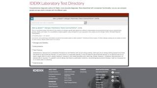 How to use the IDEXX Laboratory Test Directory