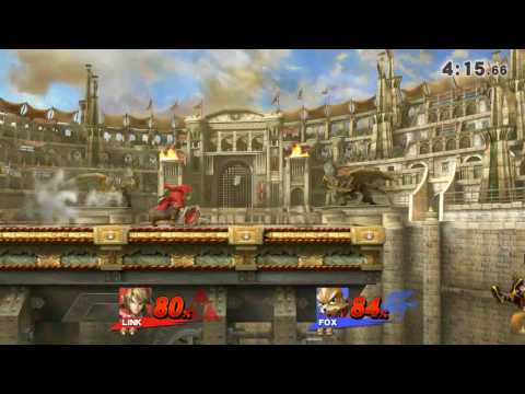 Super Smash 4 Wii U: HTK(link) vs Bryan(Fox)