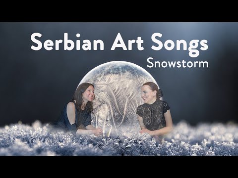 Snowstorm, haiku art song for soprano and piano by Serbian composer Miloje Milojević, op.80, no.5