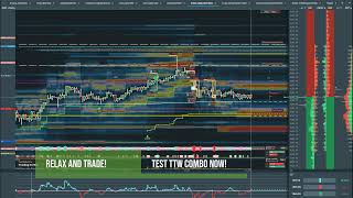 🇺🇸 TTW Educational Live Trading,  May, 25. 2023. with TradeFinder and TrendAnalyzer for Bookmap.